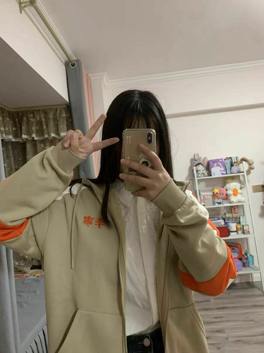 李宁 情侣款加绒连帽运动开衫夹克