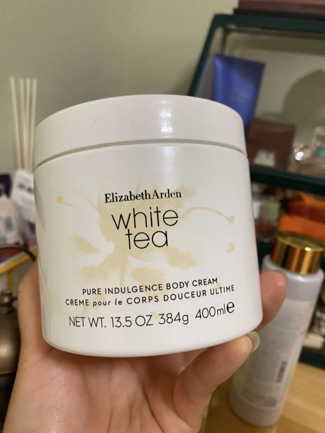 行走的香水 雅顿 白茶润肤香体身体乳