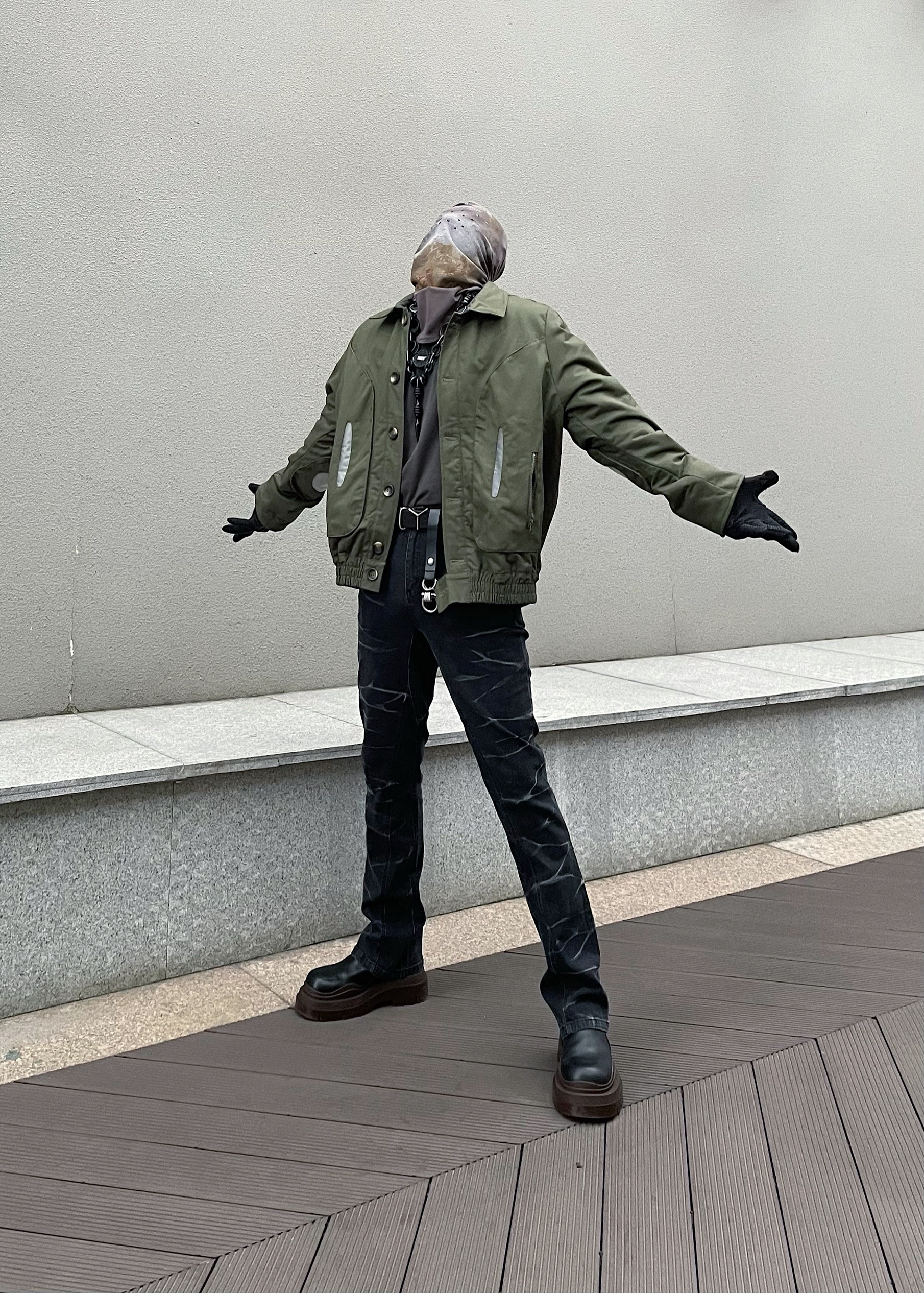梵高outfit｜秋冬高级感ma-1夹克搭配