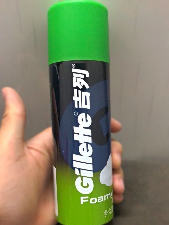 使用效果｜Gillette/吉列 男士护理剃须泡沫