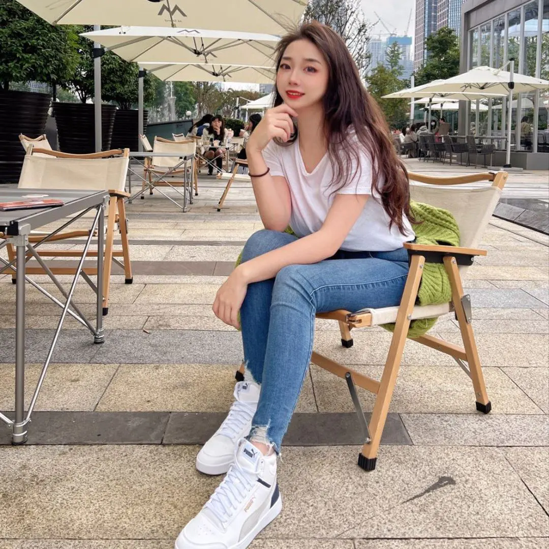 PUMA高帮小白鞋真的太香了!