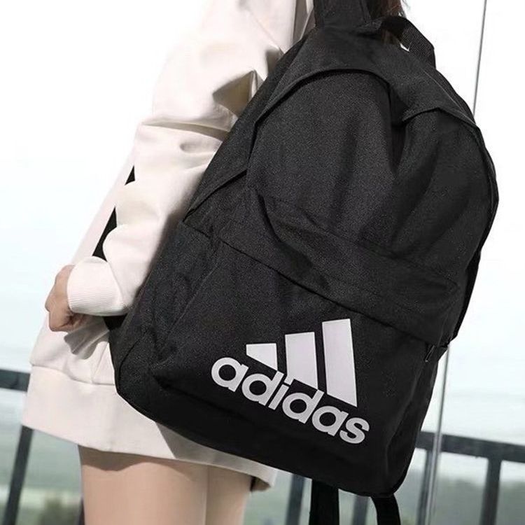 adidas 男女运动休闲双肩包学生背包 好看的！