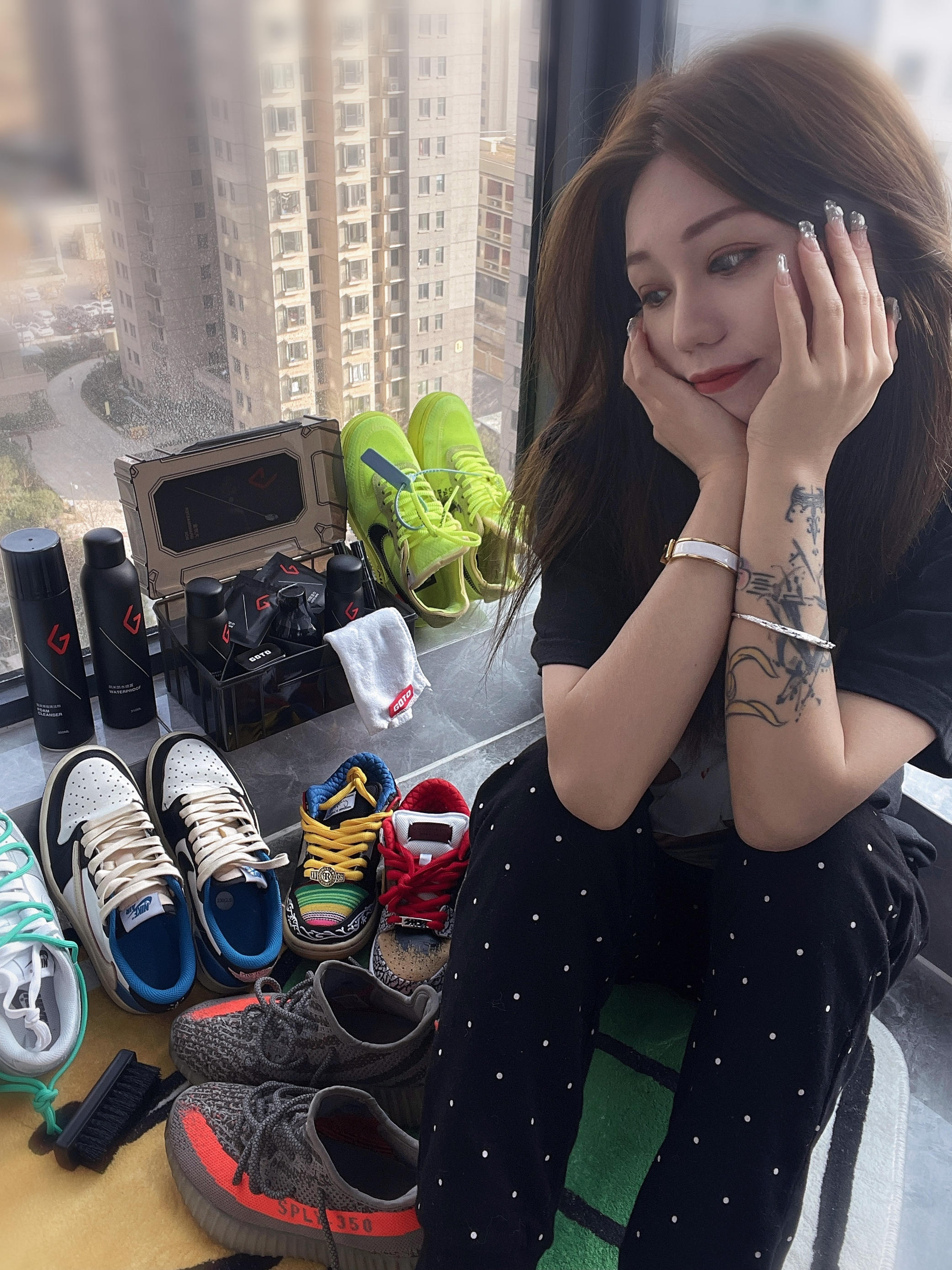 周末宅家🏠洗鞋🪥👟日记