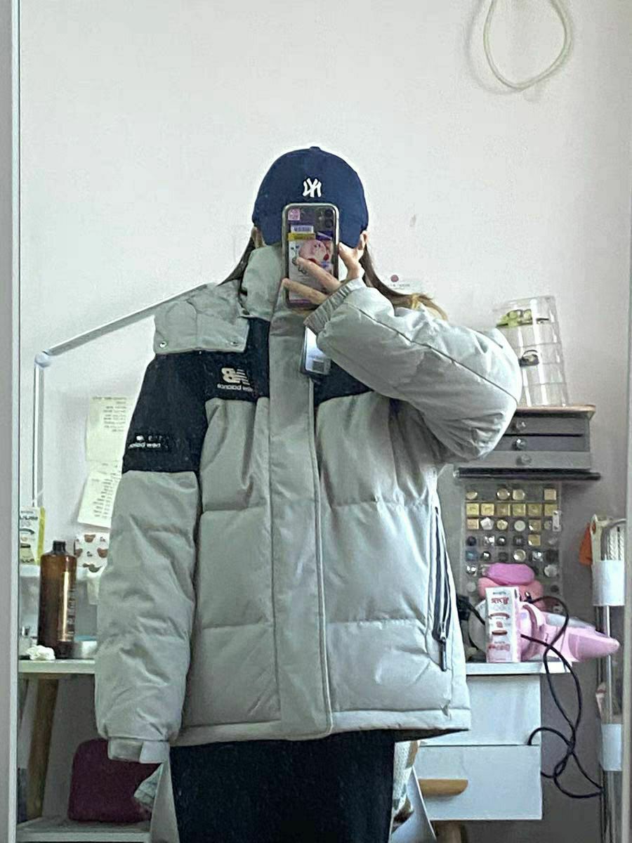 New Balance 男款保暖短款羽绒服 AMJ14323