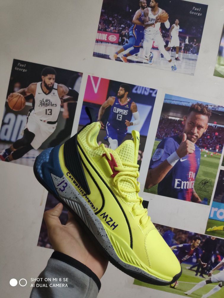 Puma Uproar Hybrid Court Limelight Black 黄灰蓝