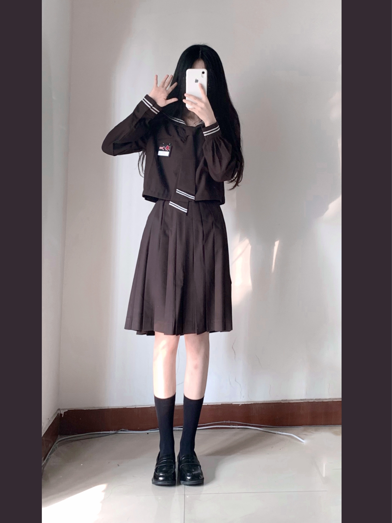 棕色少女jk