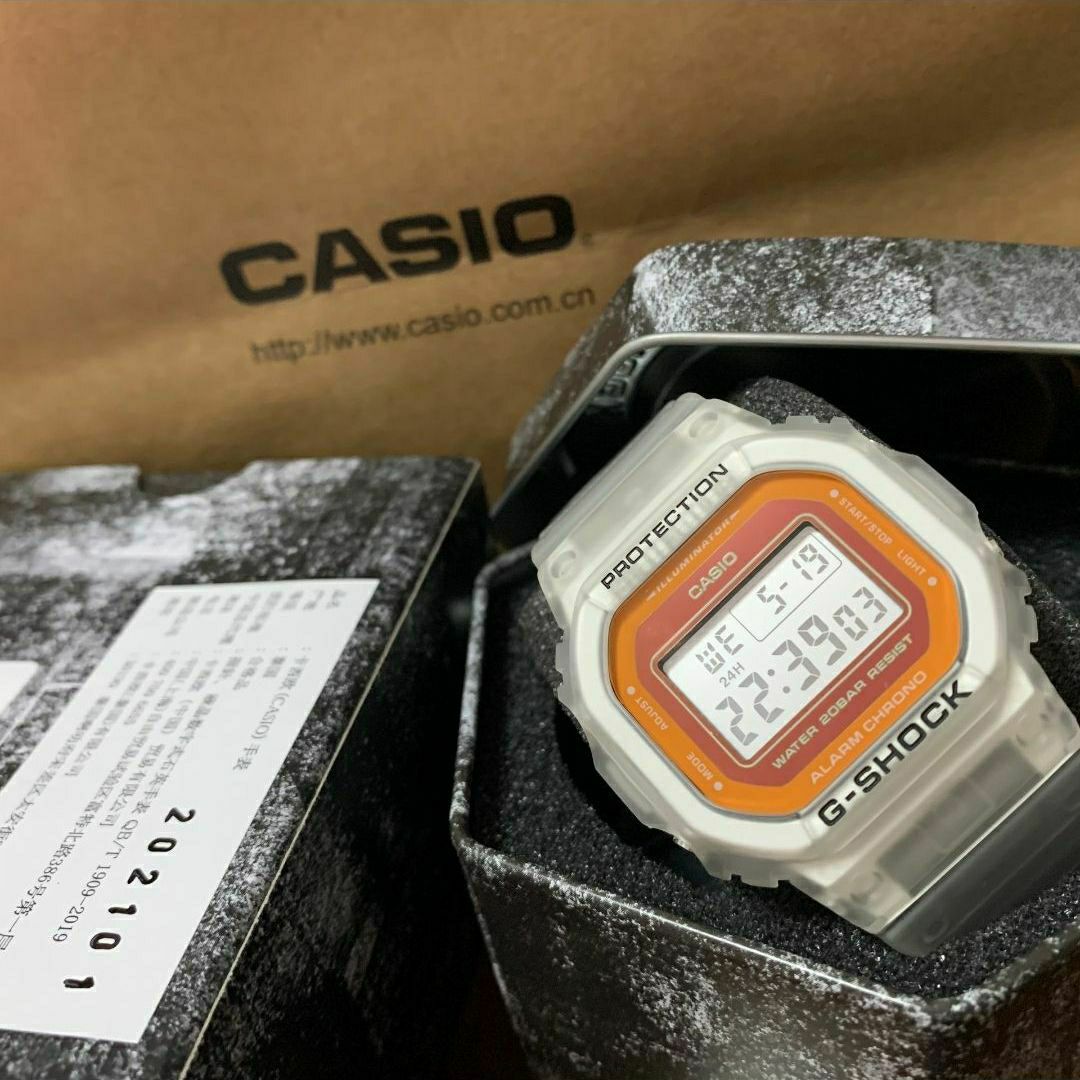 Casio/卡西欧 冰电之韧半透明小方块男表