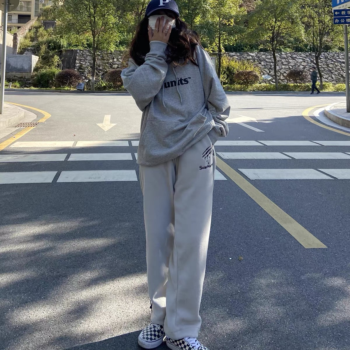 减龄显瘦束脚运动裤