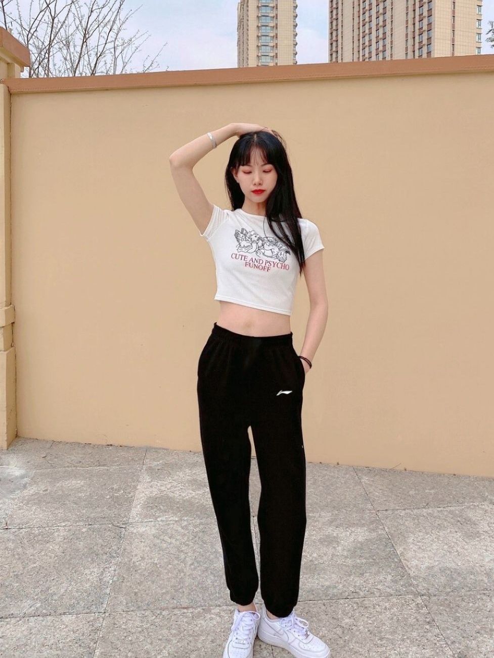 李宁的百搭训练裤