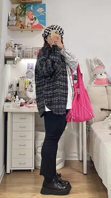 马上春天了，格子衬衫穿起来