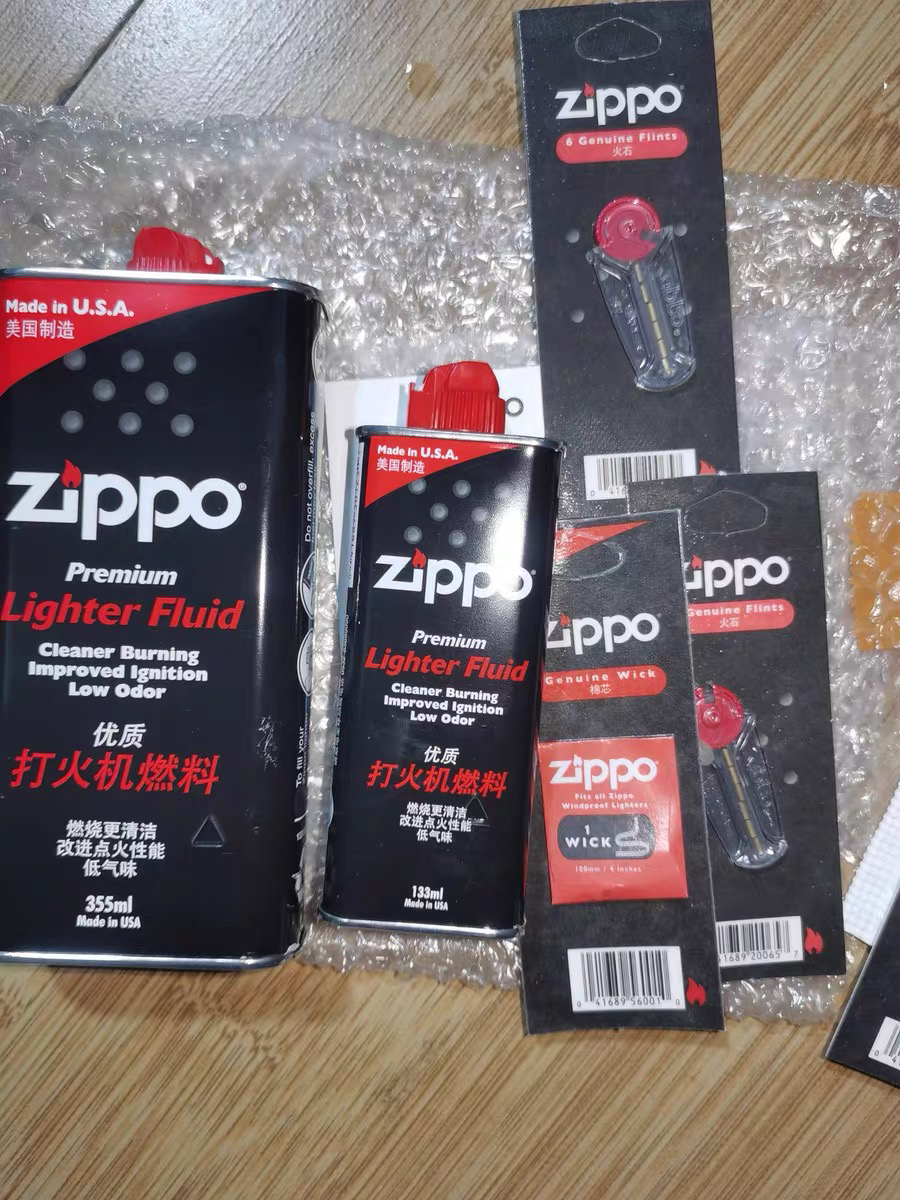 zippo 打火机油煤油火石配件套装分享