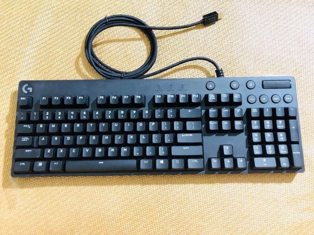 罗技 G610 背光 有线机械键盘 108键使用体验