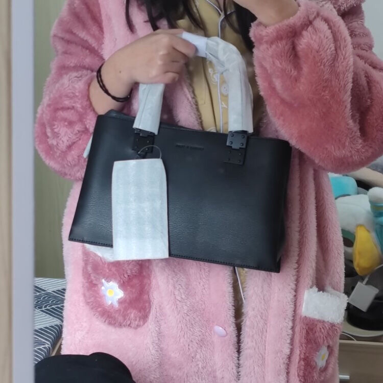【情人节礼物】CHARLES＆KEITH 女士简约通勤手提单肩包