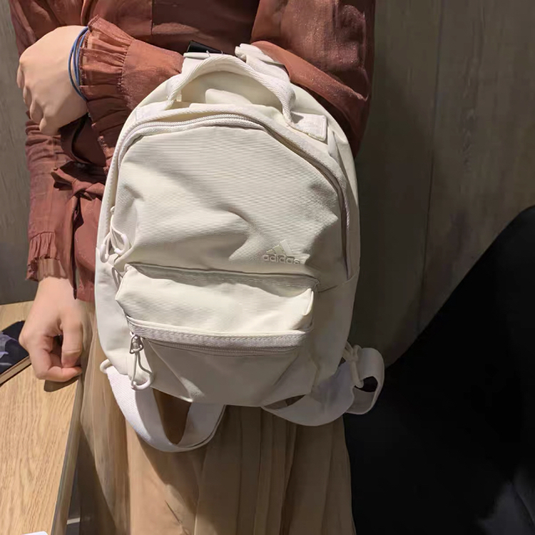 adidas 男女休闲运动双肩背包学生书包电脑包旅行包
