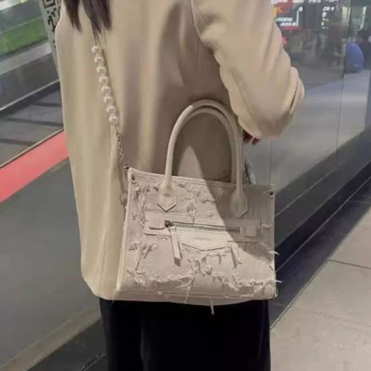西木汀 手提托特包大容量女子母包单肩包分享