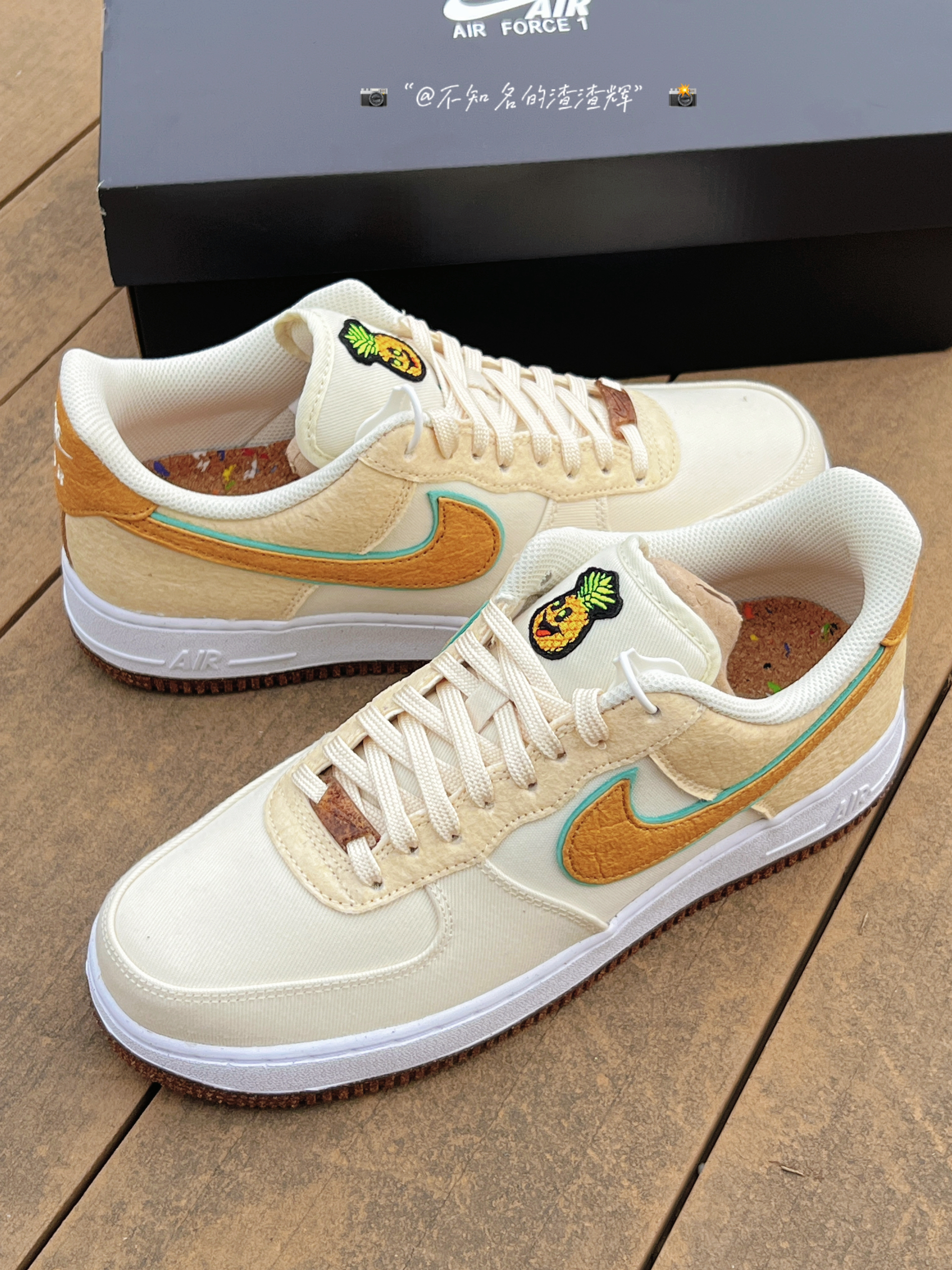 🍍2022最具特色“AF1”米白小菠萝💫