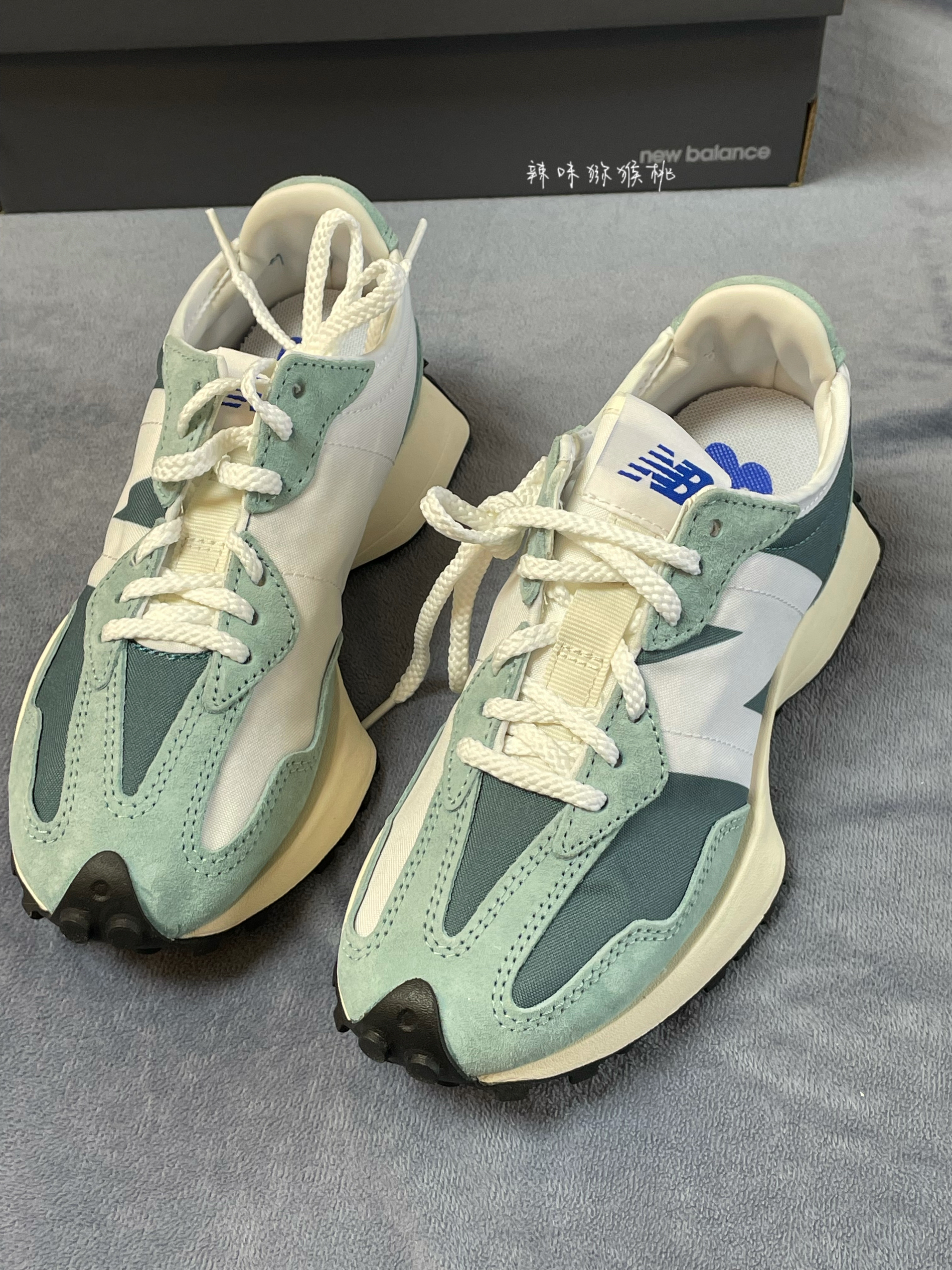 这鞋子穿起来超级清新
