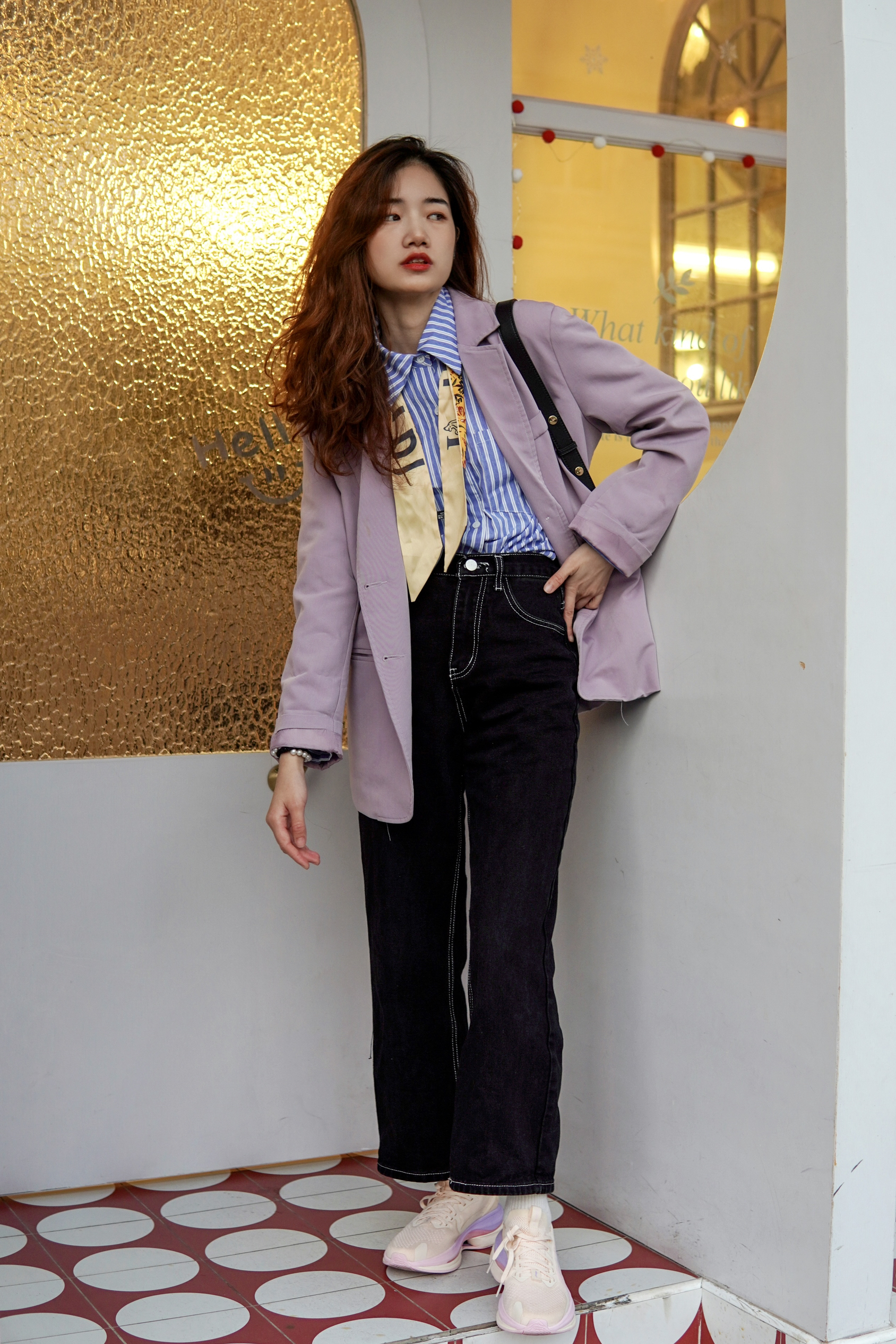 OOTD | 今天是紫色复古女孩