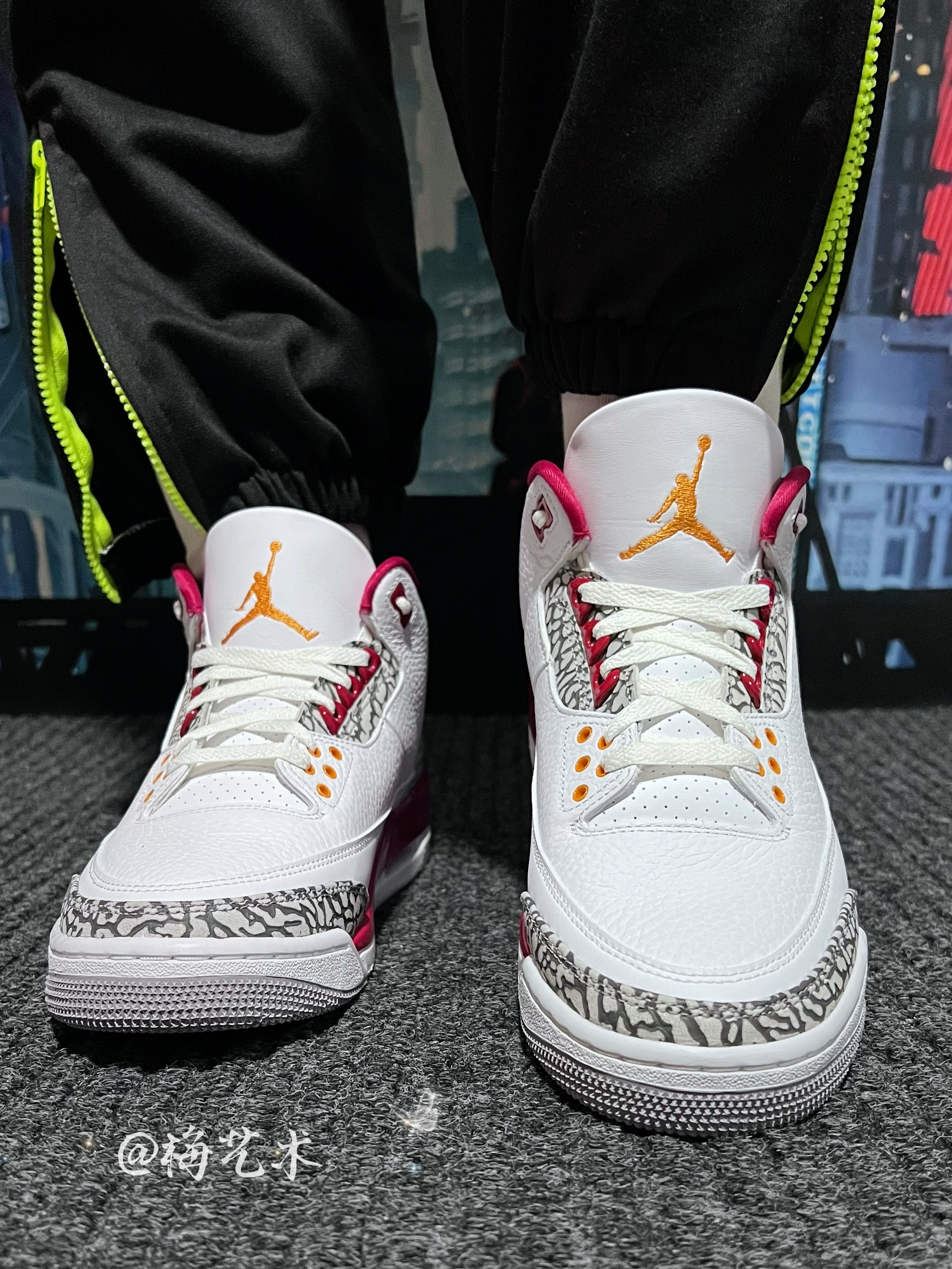 AJ3红雀，上脚真的很帅！