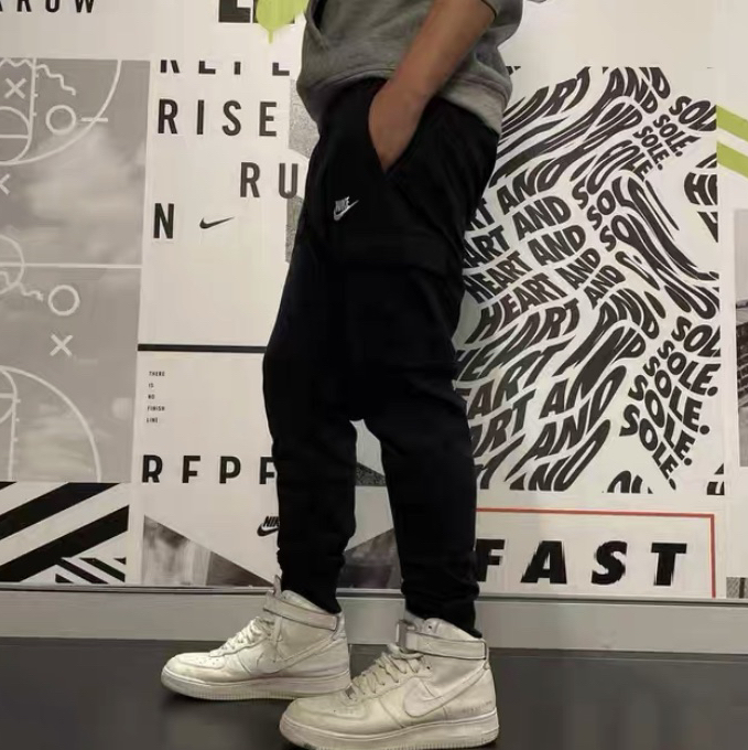 运动神裤｜Nike 运动休闲针织工装长裤穿搭分享