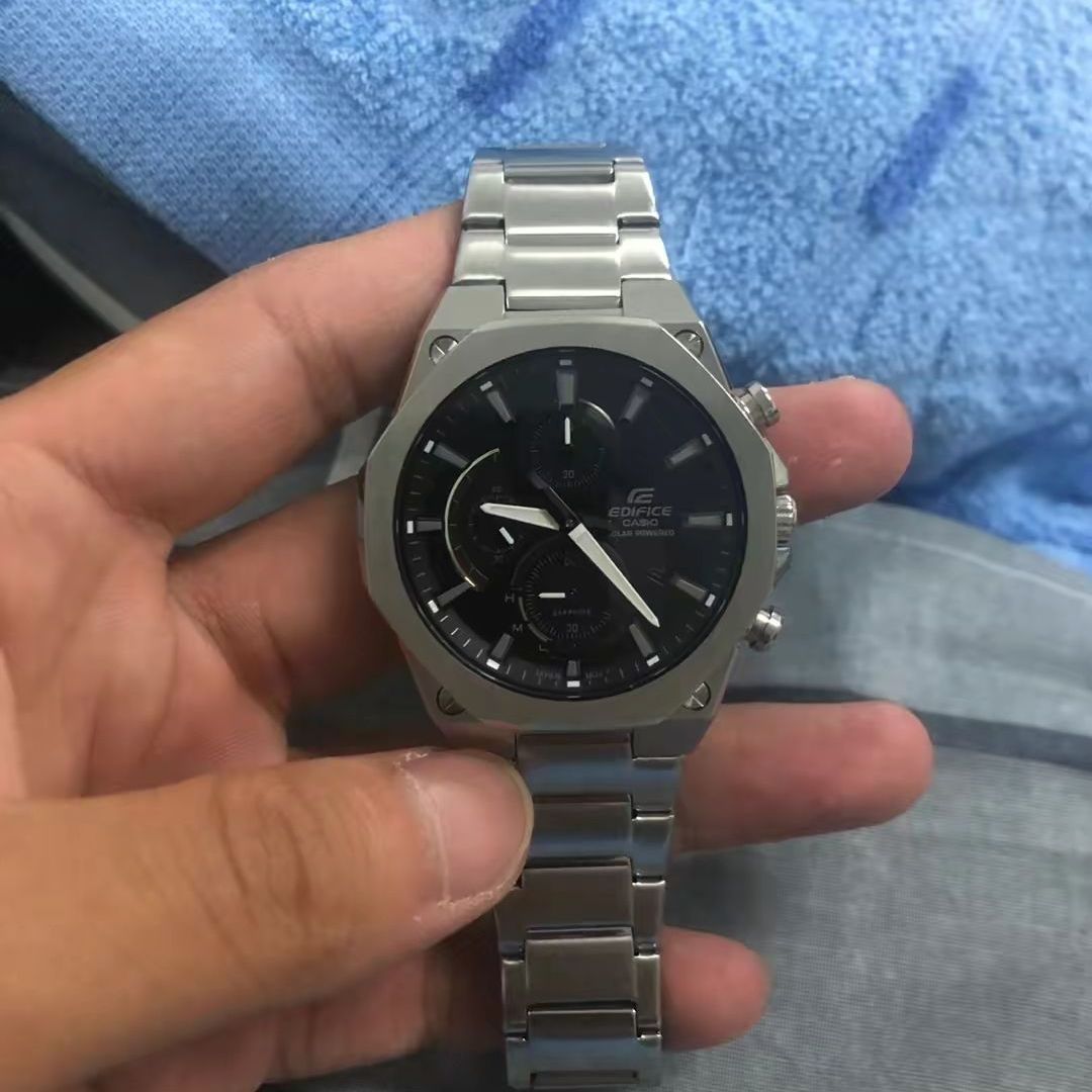 Casio/卡西欧 防水石英光动能手表