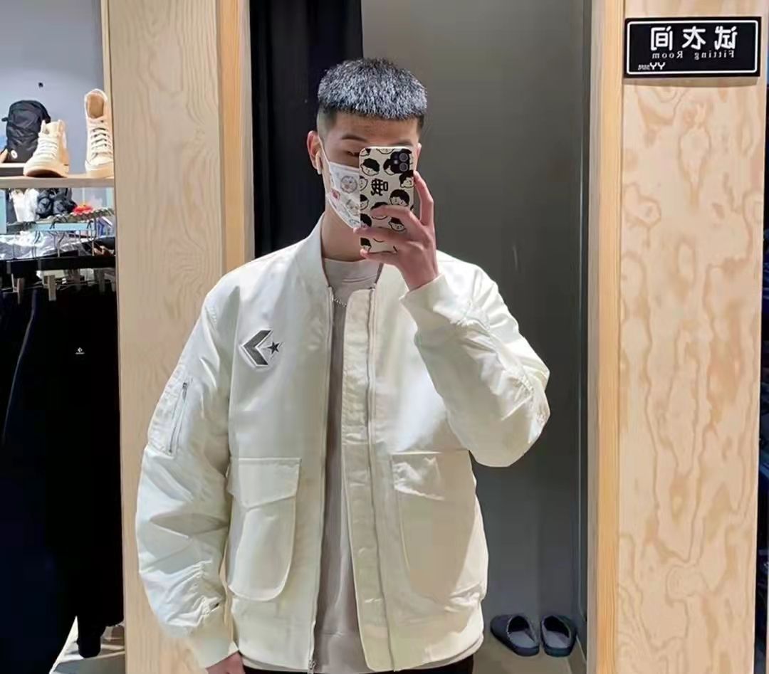 梭织简约休闲夹克外套 分享 