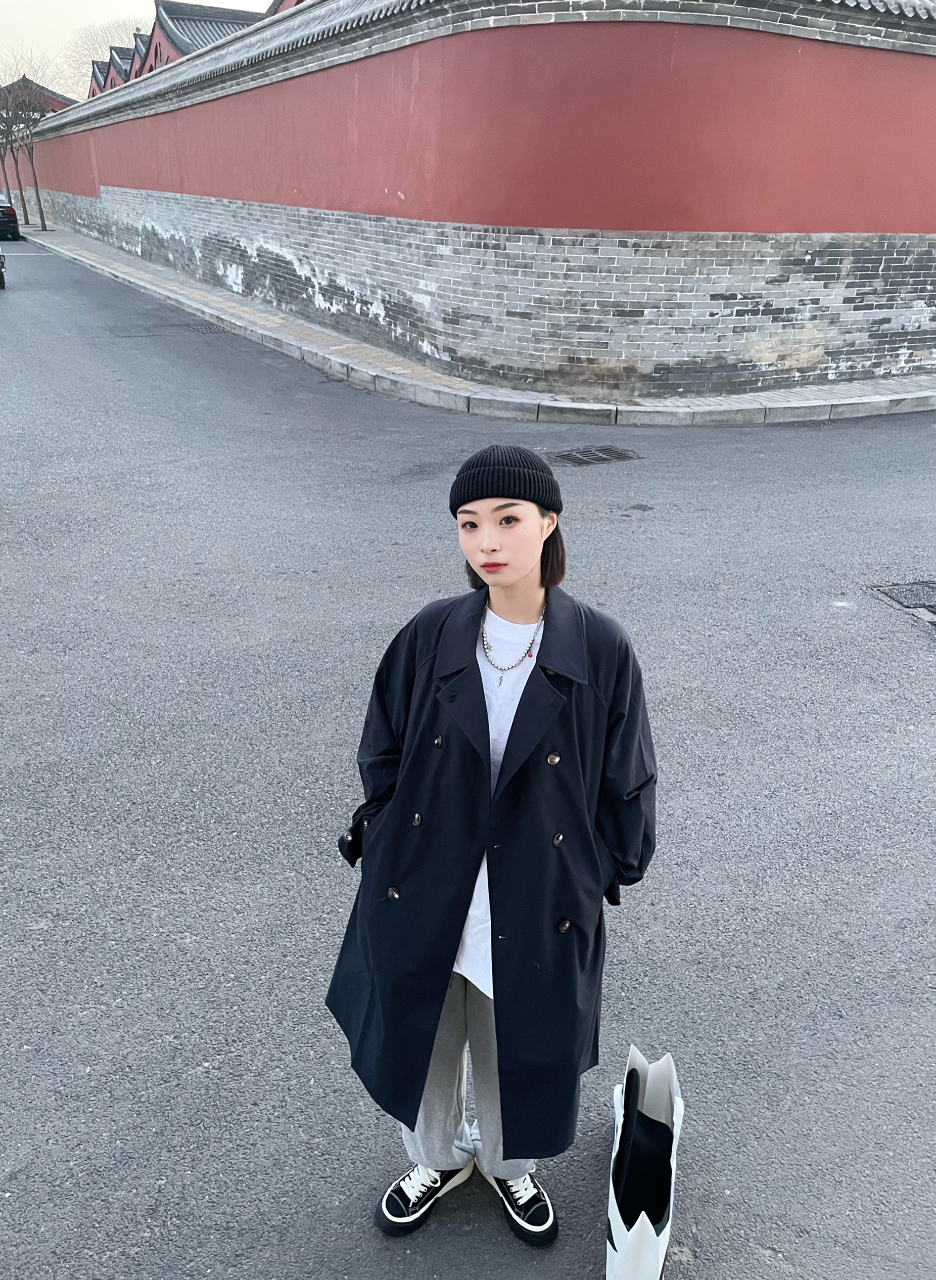 经典风衣穿搭
