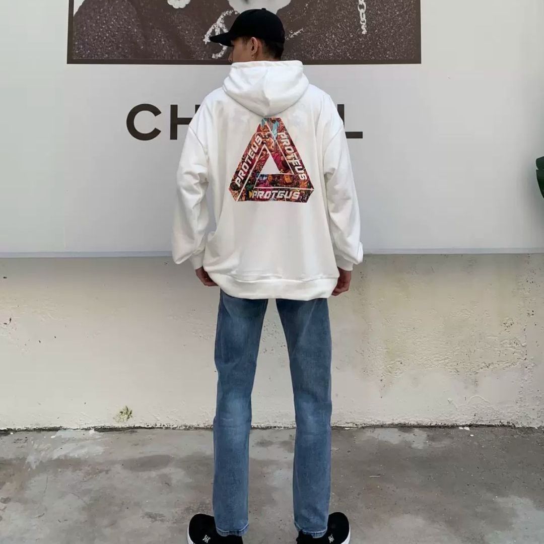 印花卫衣穿搭分享