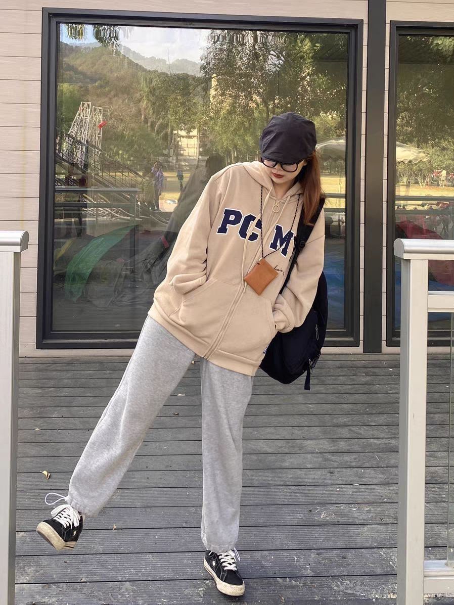 今日分享/PCMY 2022SS 基础字体开衫卫衣 