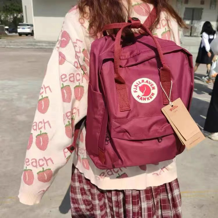 北极狐 KANKEN CLASSIC休闲户外纯色双肩包分享