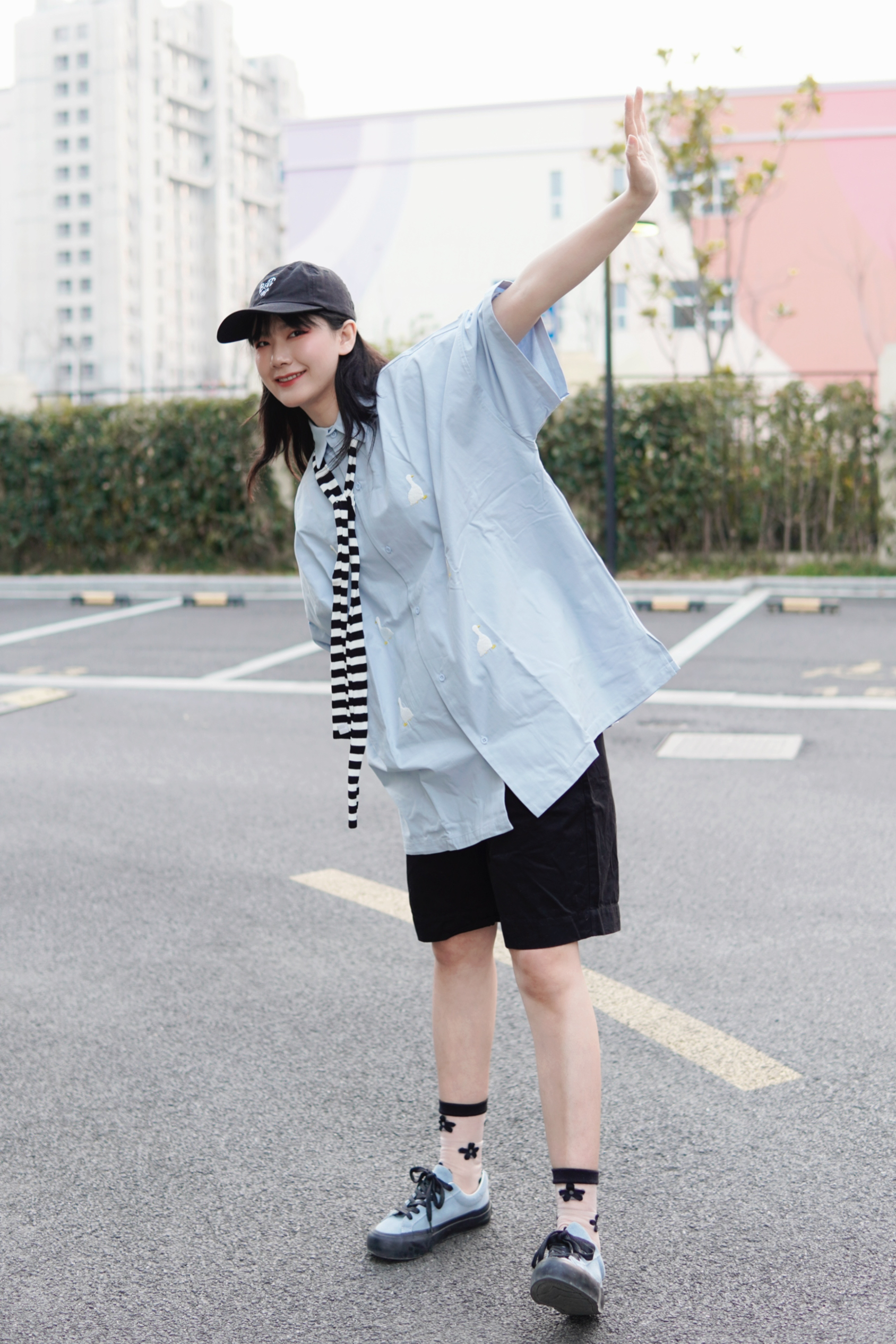 🏸️元气女孩春日穿搭｜清新日系风🦈