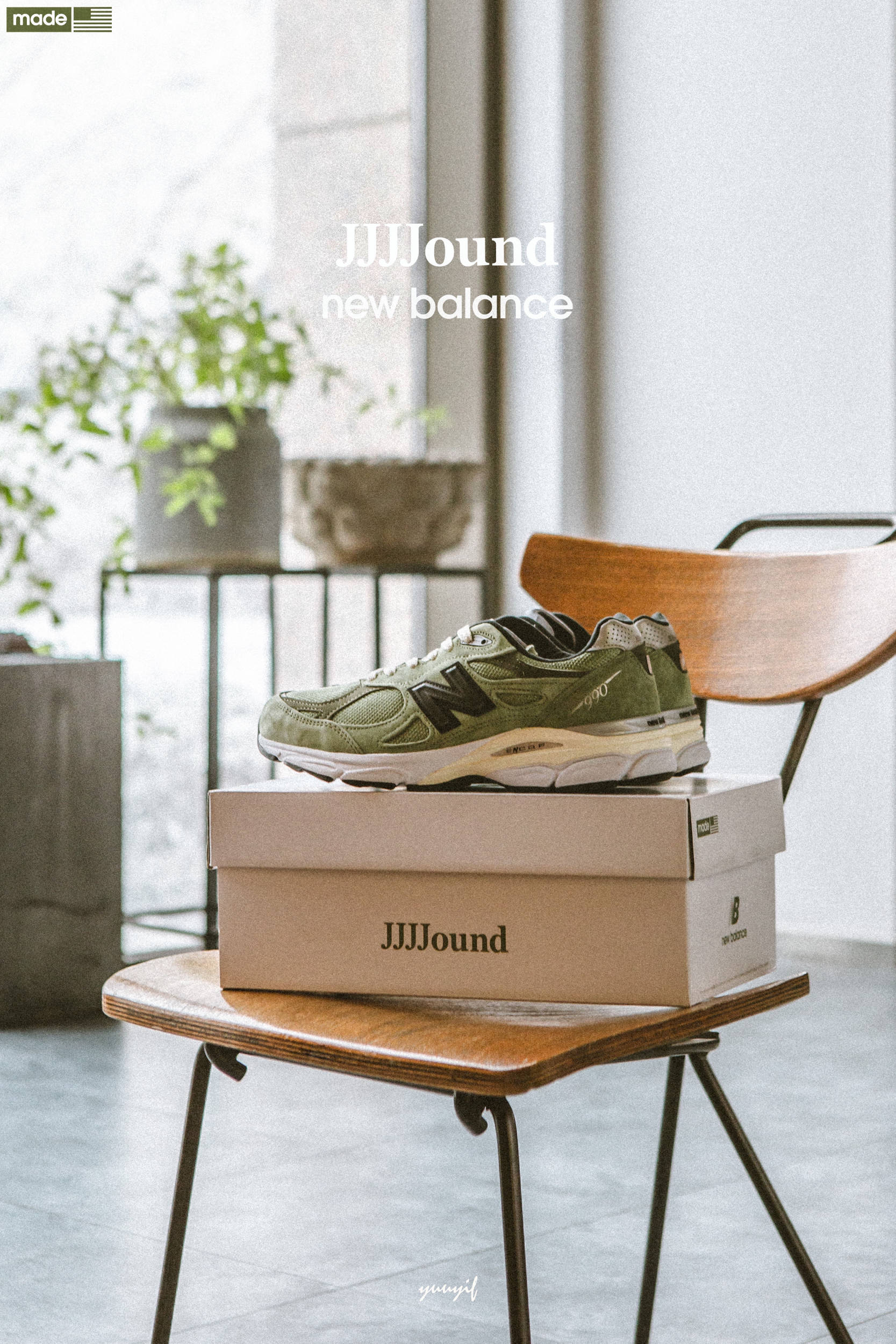 春日首选复古跑鞋JJJJound联名NB990v3