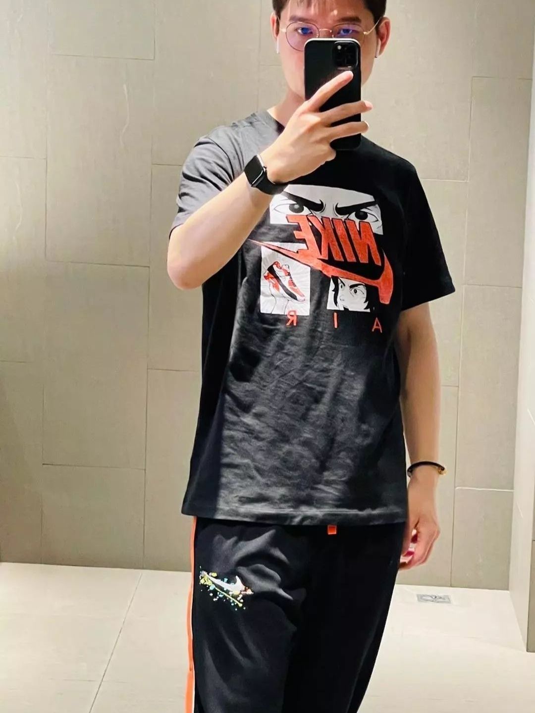 Nike 运动休闲圆领男装T恤穿搭分享
