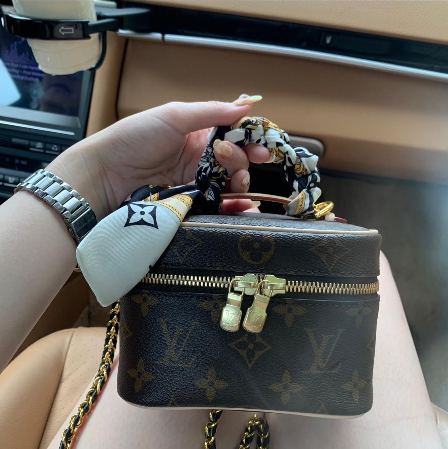 Louis Vuitton老花帆布双拉链化妆包分享