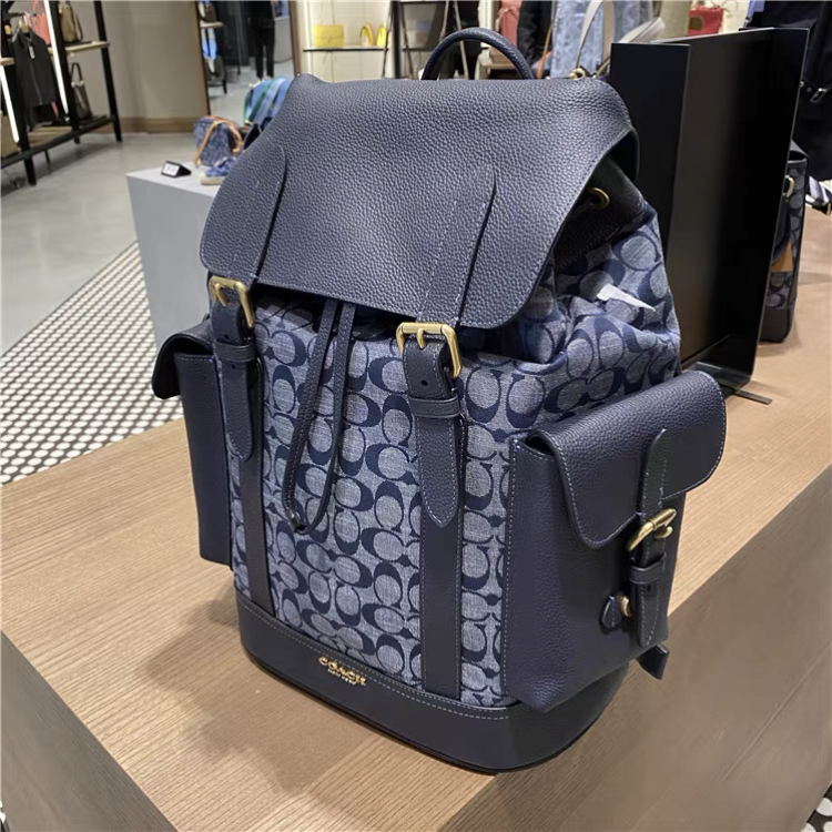 Coach 香布雷时尚经典老花男式双肩包 分享