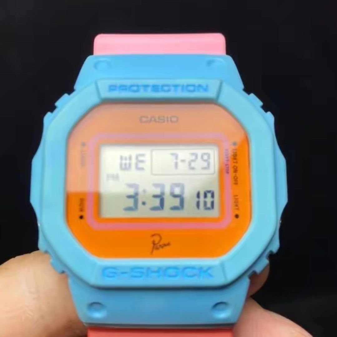【Parra荷兰艺术家联名】Casio/卡西欧 G-SHOCK 防水运动石英男士手表推荐