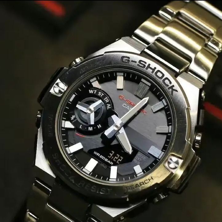 Casio/卡西欧 不锈钢表带银色石英男士腕表