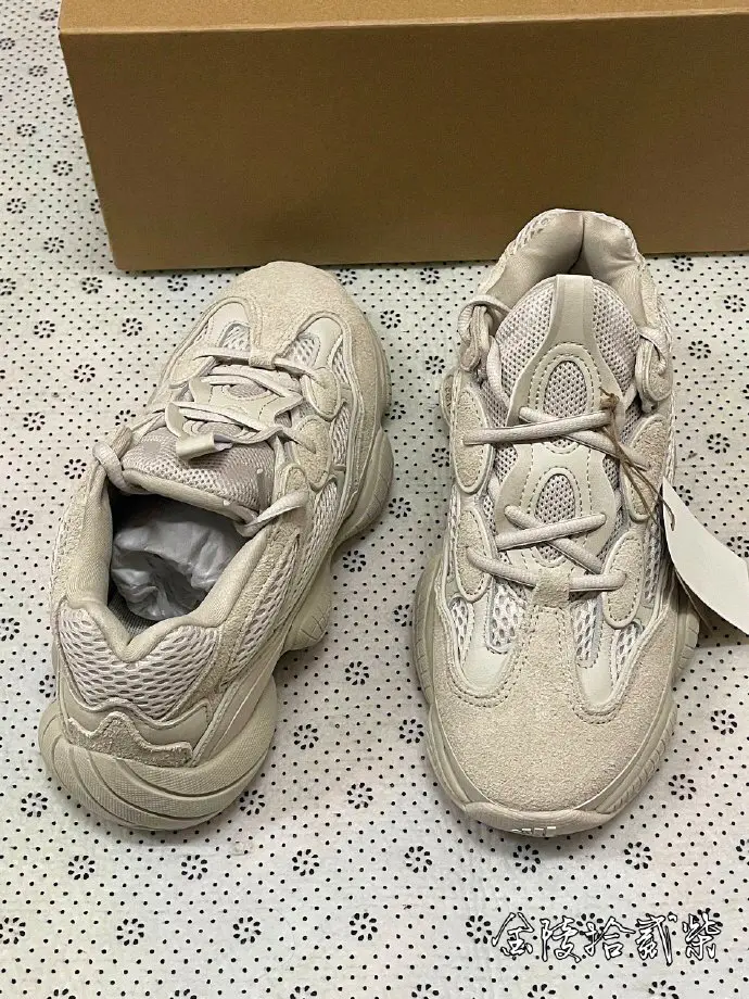 adidas originals Yeezy 500" Blush "灰白男女同款2022年版