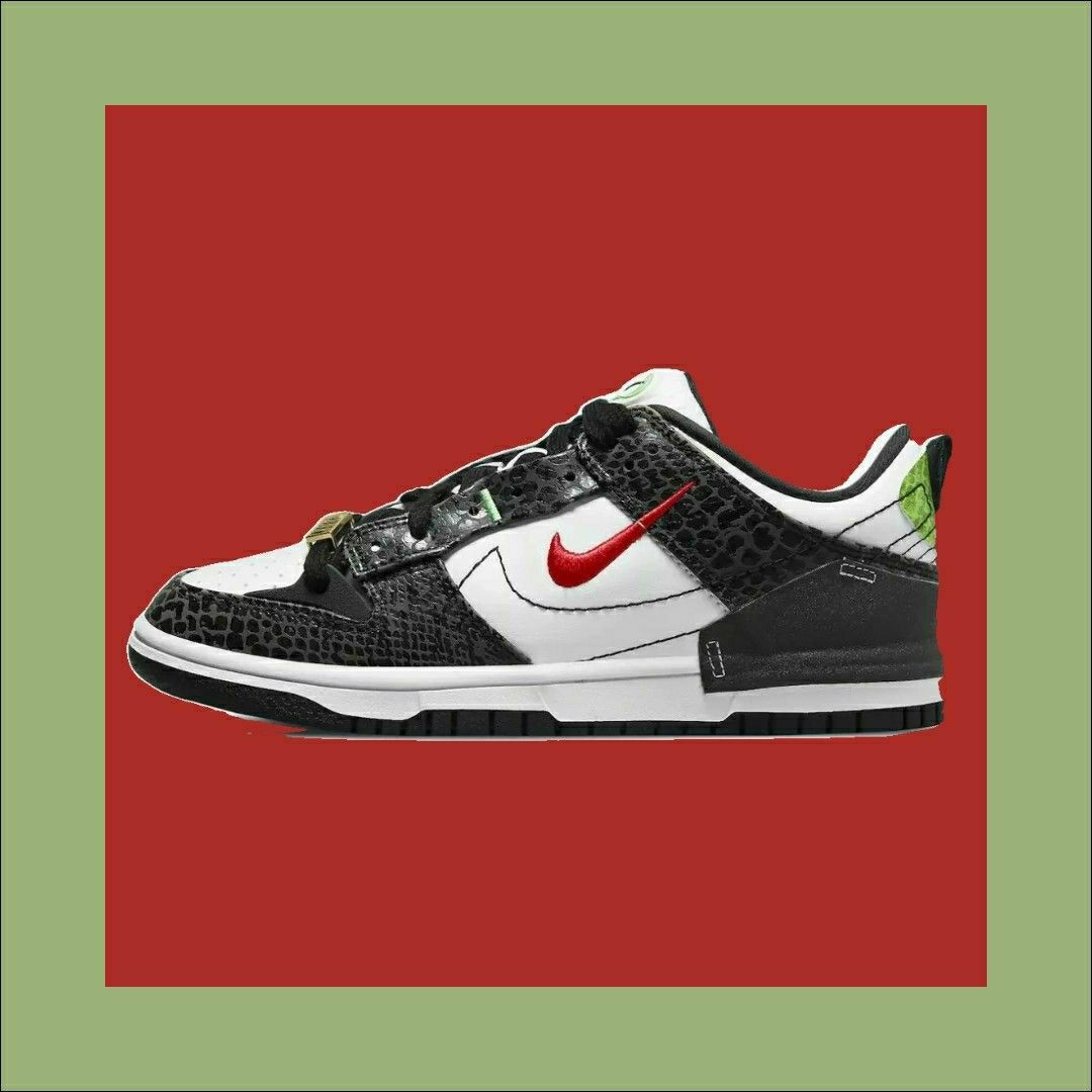 Nike全新Dunk Low「熊猫金扣」黑白绿配色9点发售!