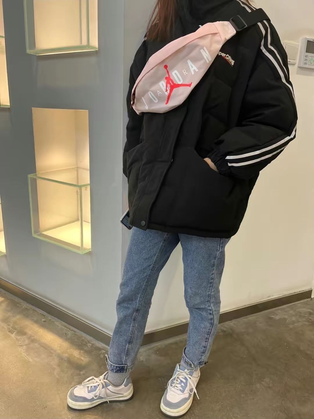 Nike AJ 男女运动休闲单肩斜挎包腰包胸包分享