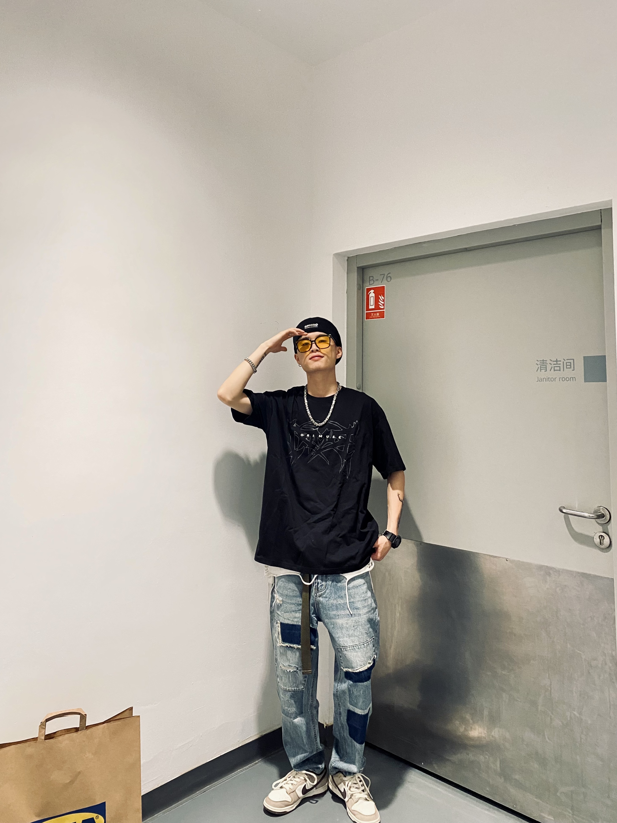 关于男生🐂牛仔裤分享｜180cm 55kg男生穿搭