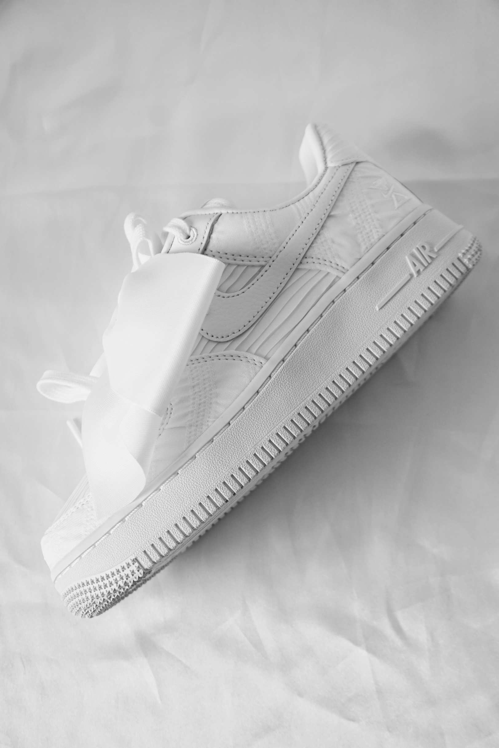小仙女必备?AF1纯白蝴蝶结