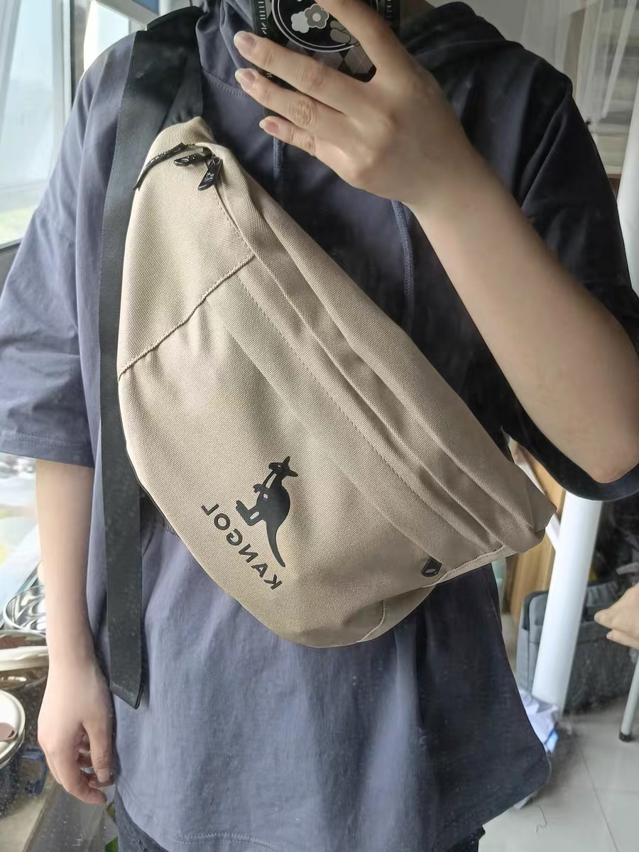 KANGOL 百搭学生帆布斜挎包分享