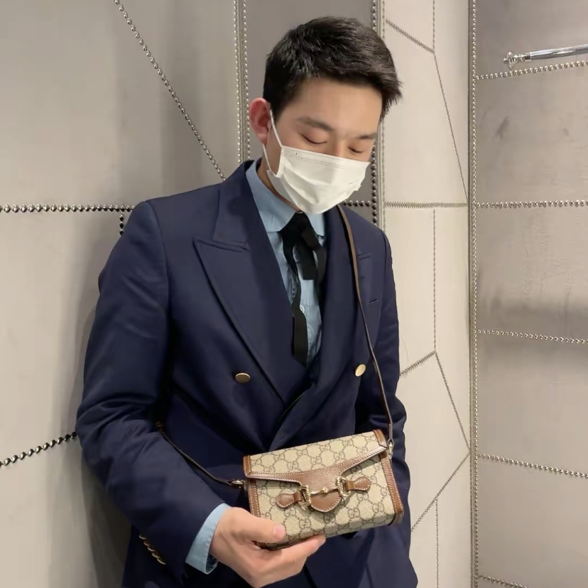 Gucci 老花logo盒子包分享