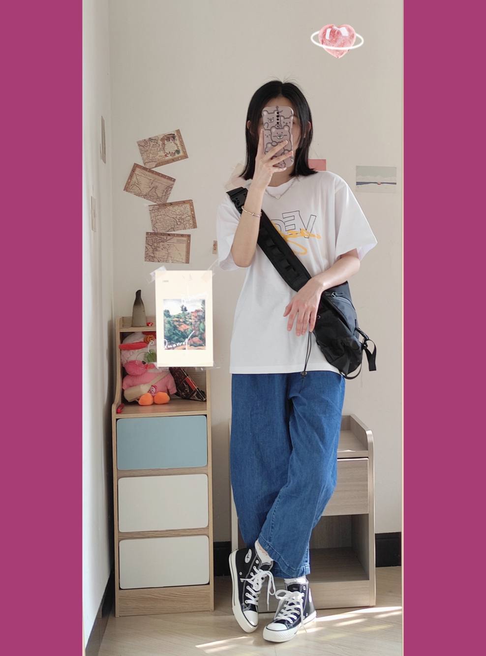 ootd｜夏日酷女孩T恤穿搭🆒｜休闲舒适风