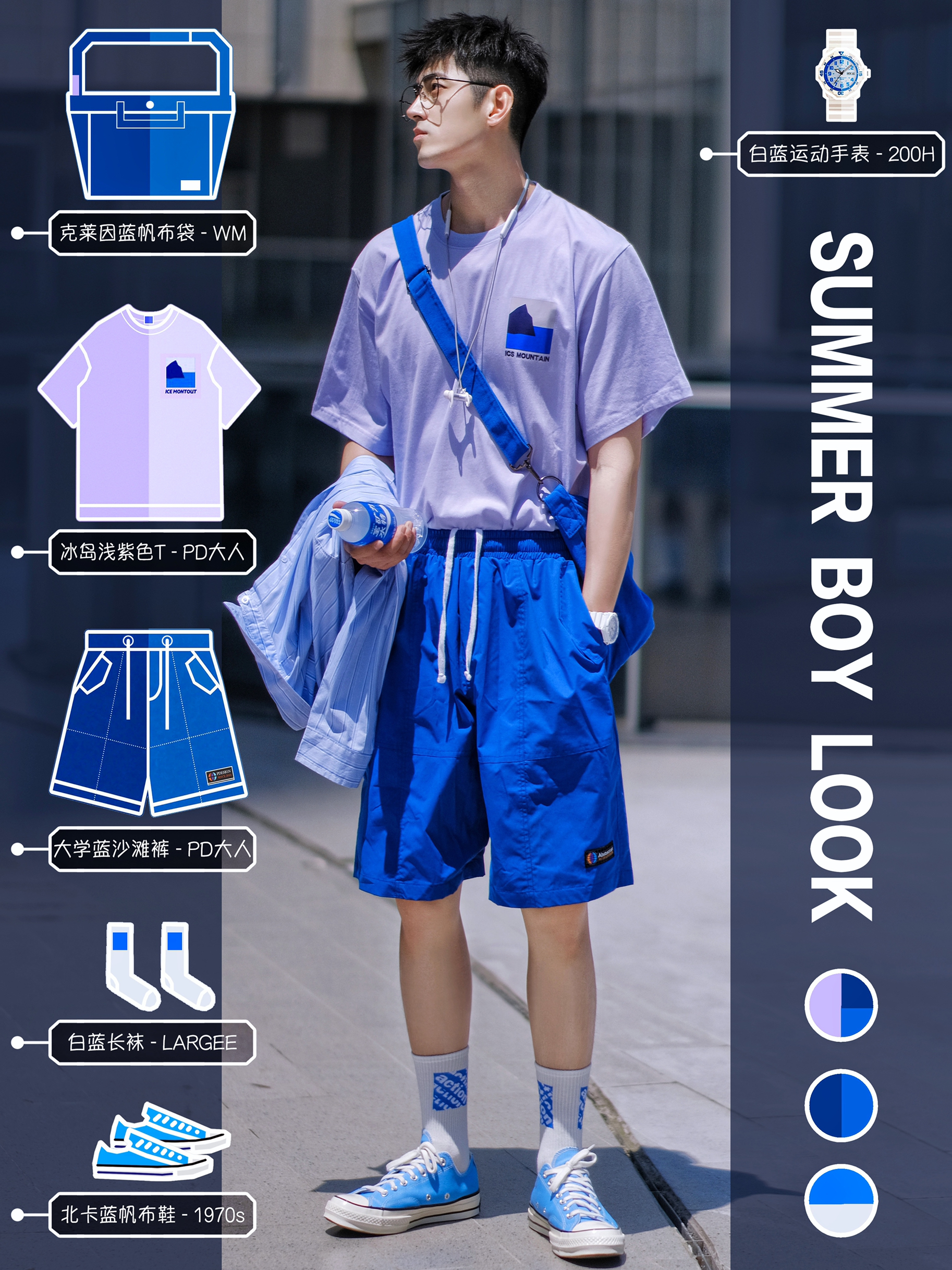 🔹夏日男友ootd｜谁能拒绝“少年感穿搭”👔✨