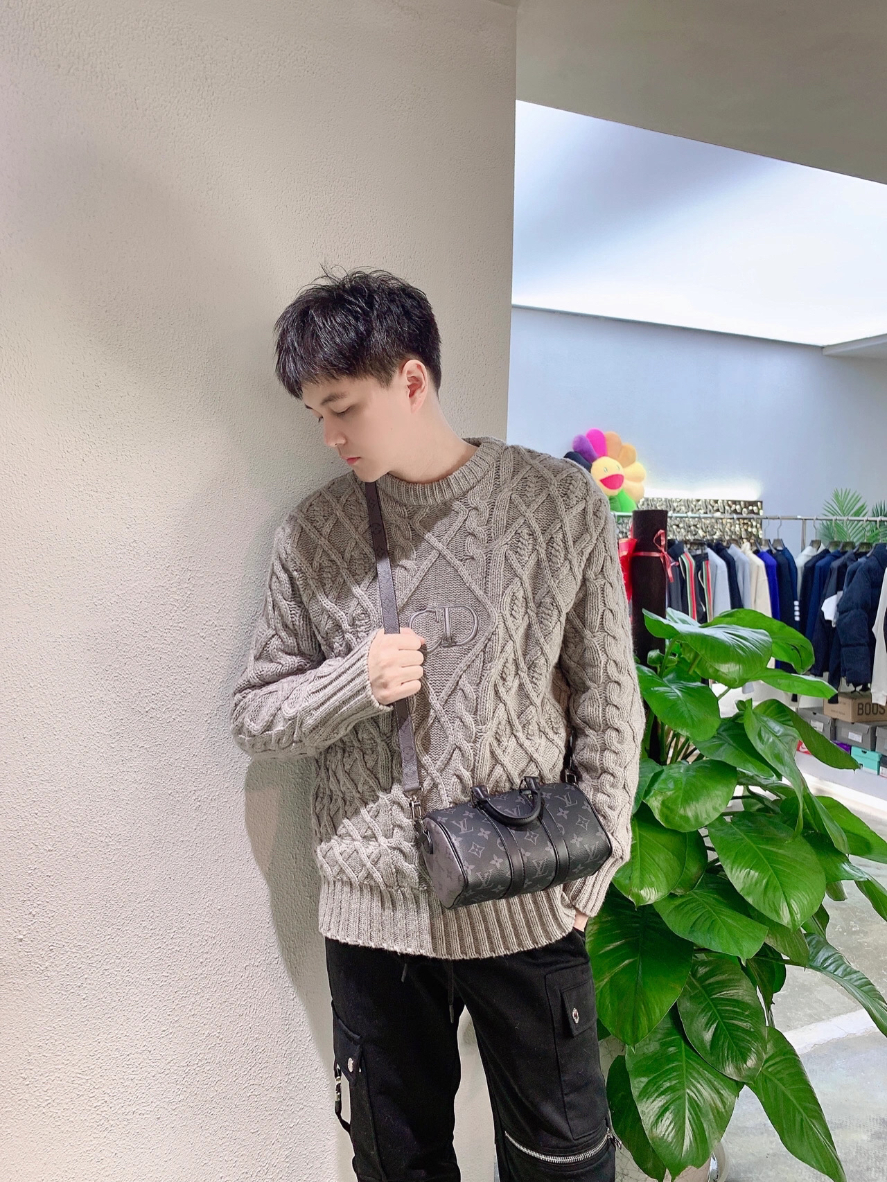 Louis Vuitton Keepall XS黑色老花手袋 分享