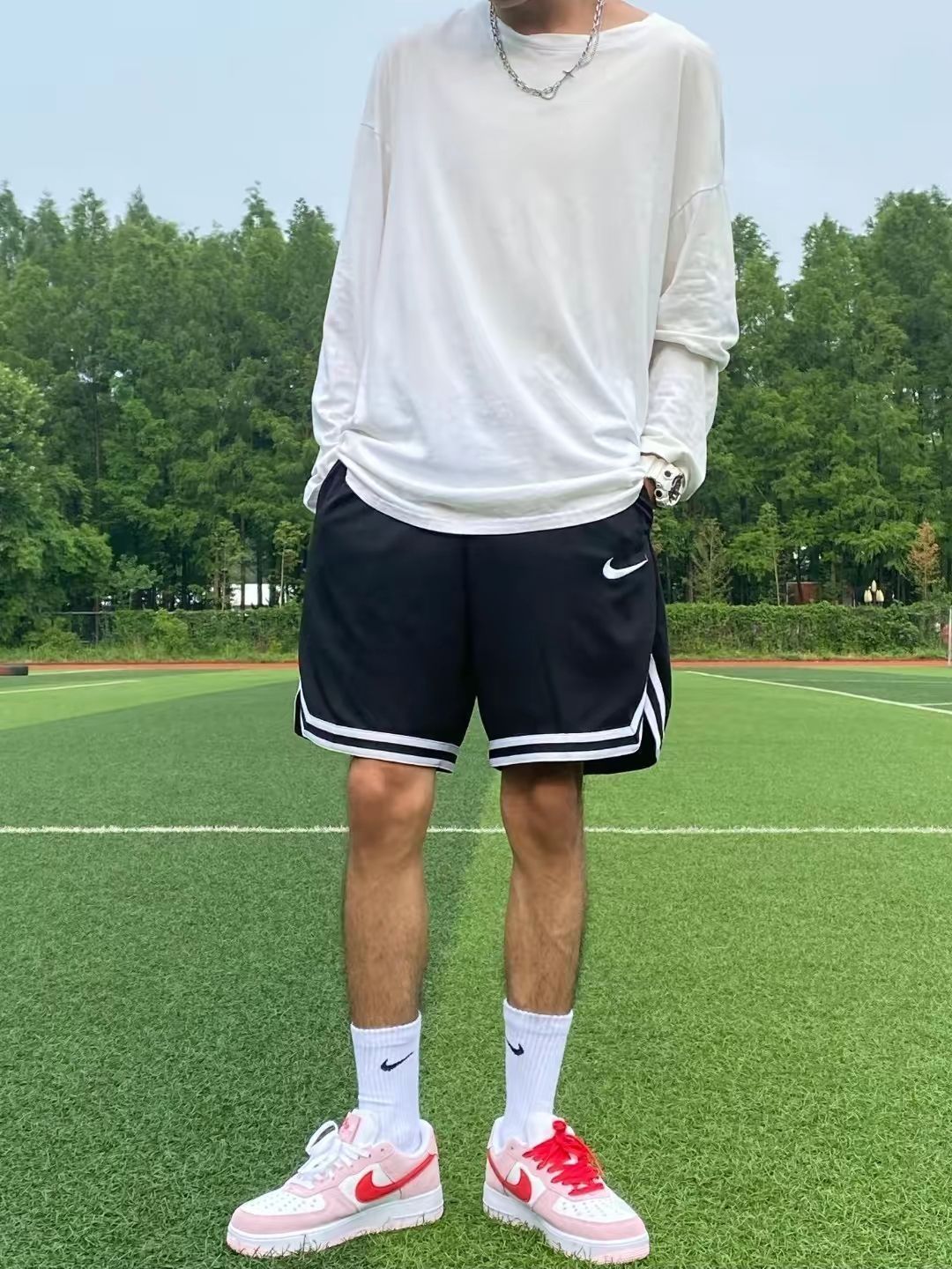 Nike高筒袜简直搭配神器