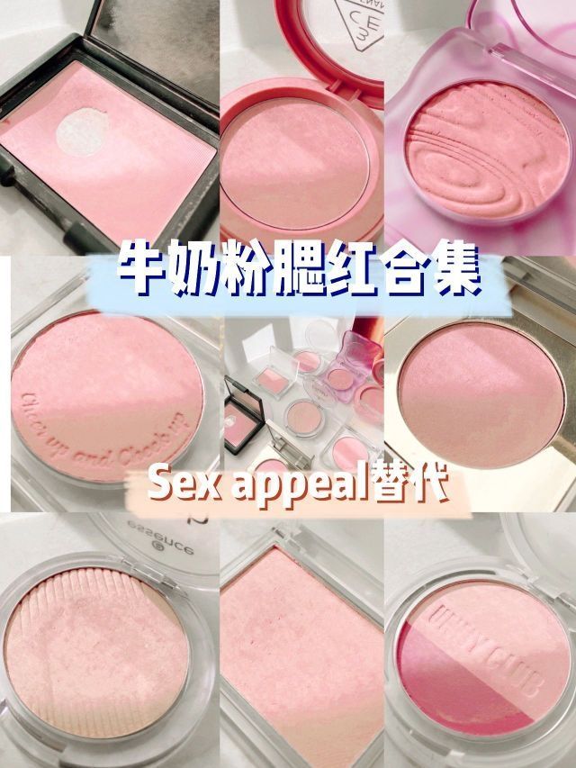 牛奶粉腮红合集 | Sex appeal的莞莞类卿|||先说肤色