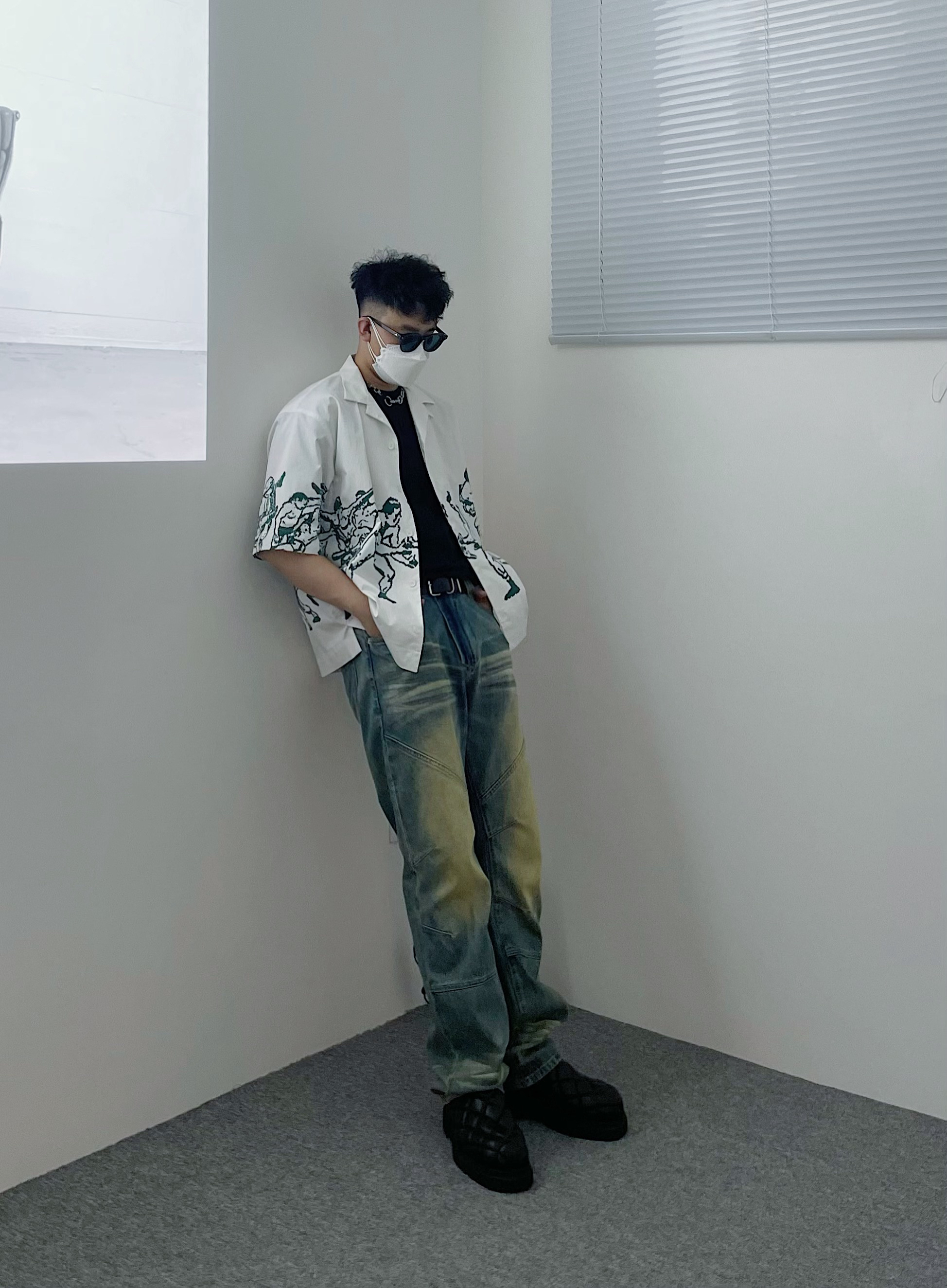 梵高outfit｜夏日高级感亮色系搭配🟢⚪️